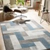 Moderner Teppich, Blue Avenue -Teppichwelt Verkauf UrbanMaze DesignerTeppich Blau BlueAvenue 160x230 mil