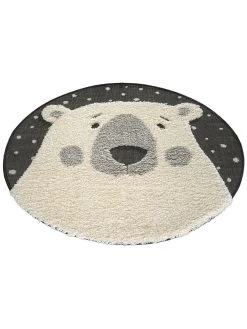 Kinder-Teppich, Dunkelgrau -Teppichwelt Verkauf Ursus KinderTeppich Grau Dunkelgrau 120rund fper