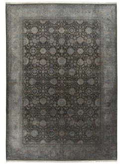 Vintage-Teppich, Silver-Blue -Teppichwelt Verkauf Valdiva VintageTeppich Grau SilverBlue 200x290 pla