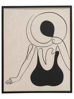 Teppichwelt Verkauf -Teppichwelt Verkauf Velara Druckgerahmt Schwarz BeigeSchwarz 40x50 pla