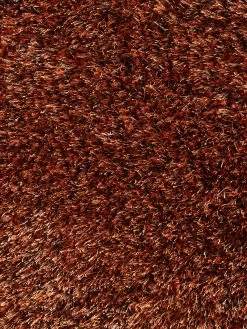 Hochflor-Teppich, Kupfer -Teppichwelt Verkauf Vernissage Langflorteppich orange kupfer 200rund lup2