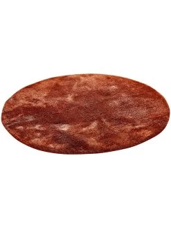 Hochflor-Teppich, Kupfer -Teppichwelt Verkauf Vernissage Langflorteppich orange kupfer 200rund per