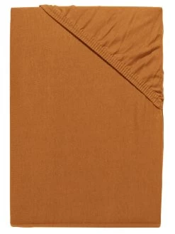 Spannbetttuch, Cognac