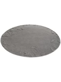 Moderner Teppich, Grey -Teppichwelt Verkauf Villamar DesignerTeppich Grau Grey 200rund fper