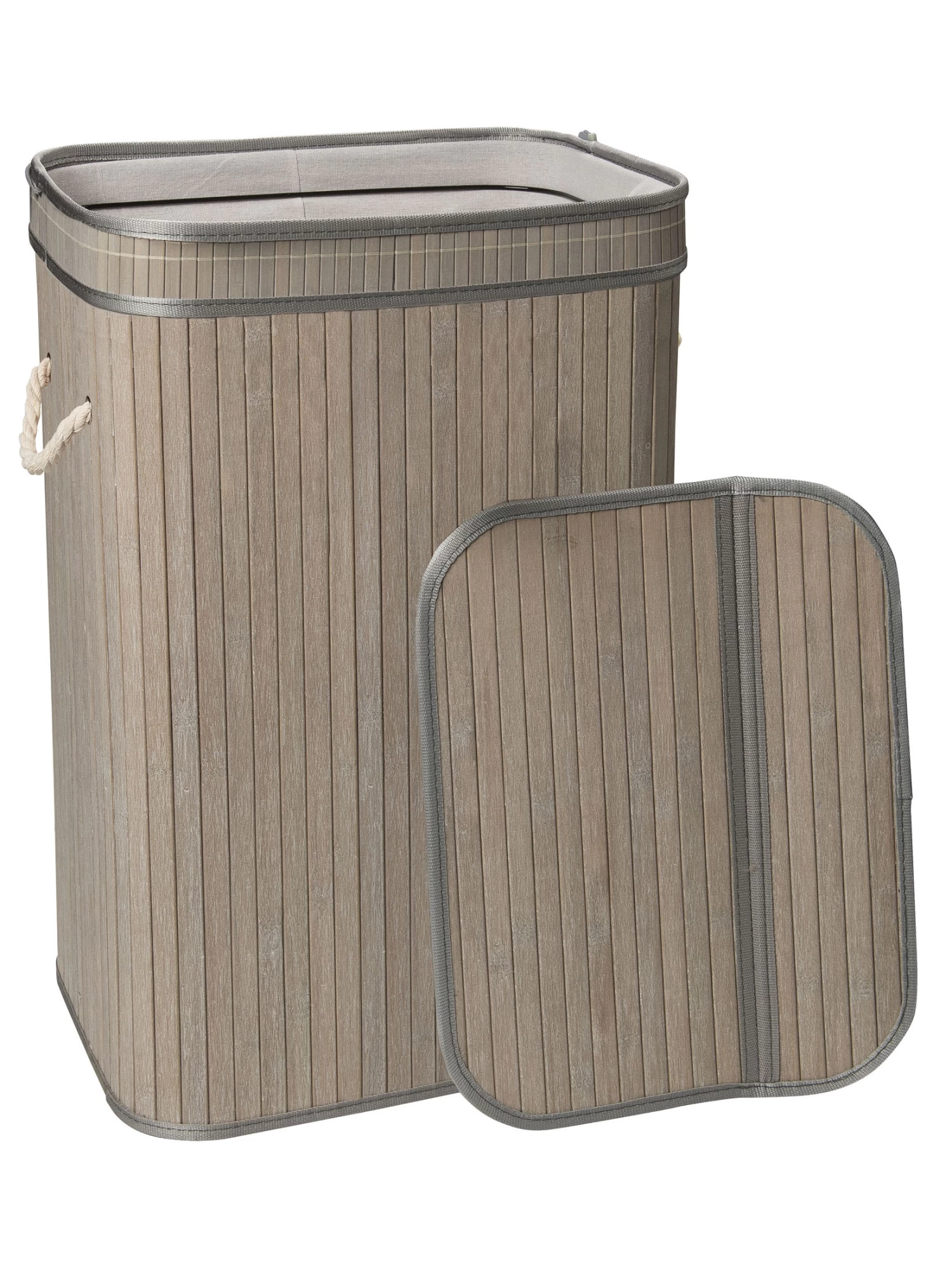 Korb, Hellgrau 5 Korb, Hellgrau – Bild 3