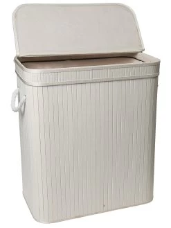 Korb, Weiss -Teppichwelt Verkauf WaescheboxXL Korb Weiss 32x52x60 offen per2