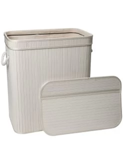 Korb, Weiss -Teppichwelt Verkauf WaescheboxXL Korb Weiss 32x52x60 offen per3