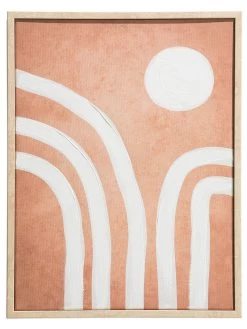 Leinwand Druck, Ocker -Teppichwelt Verkauf Wesala Druckgerahmt Terracotta Ocker 30x40 pla