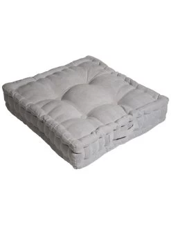 Bodenkissen, Silver -Teppichwelt Verkauf Yanni Bodenkissen Hellgrau Silver 45x45 per2